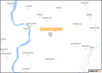 map of Zhuangqian