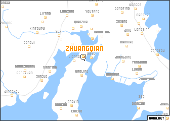 map of Zhuangqian