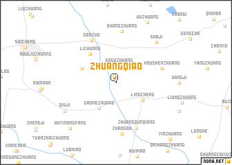 map of Zhuangqiao