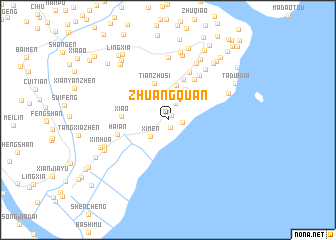 map of Zhuangquan