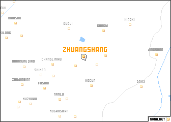 map of Zhuangshang