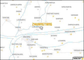 map of Zhuangtang