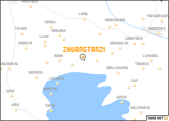 map of Zhuangtanzi