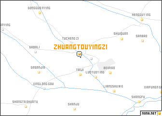 map of Zhuangtouyingzi