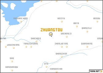 map of Zhuangtou