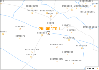 map of Zhuangtou