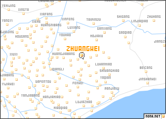 map of Zhuangwei