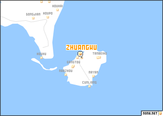 map of Zhuangwu