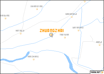 map of Zhuangzhai