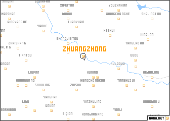 map of Zhuangzhong