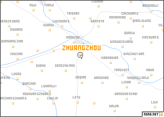 map of Zhuangzhou