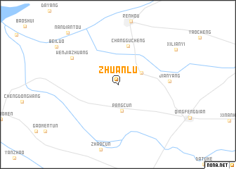 map of Zhuanlu