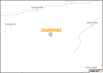 map of Zhuanmiao