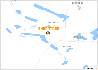 map of Zhuantobe