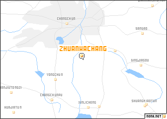 map of Zhuanwachang