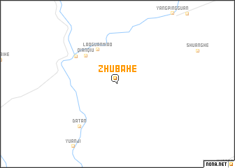 map of Zhubahe