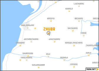 map of Zhuba