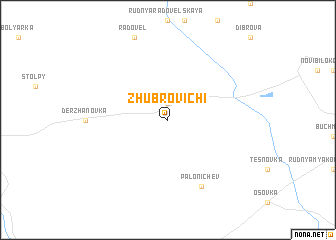 map of Zhubrovichi