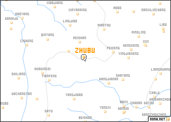 map of Zhubu