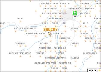 map of Zhucay