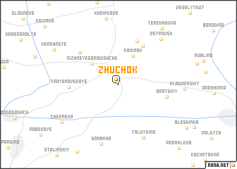 map of Zhuchok