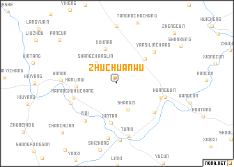 map of Zhuchuanwu