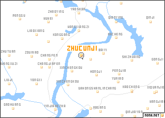 map of Zhucunji