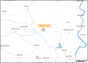 map of Zhucun