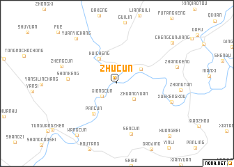 map of Zhucun