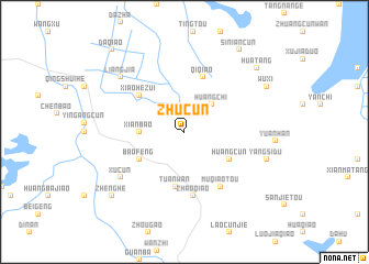 map of Zhucun