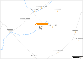 map of Zhudian