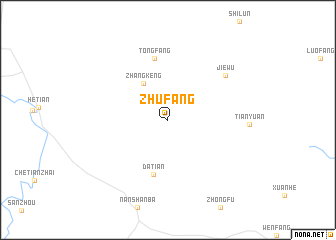 map of Zhufang