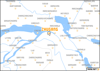 map of Zhugang