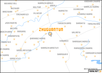 map of Zhuguantun