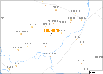 map of Zhuhe\