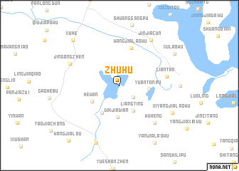 map of Zhuhu