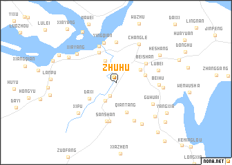 map of Zhuhu