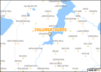 map of Zhujiadazhuang