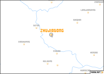 map of Zhujiadong