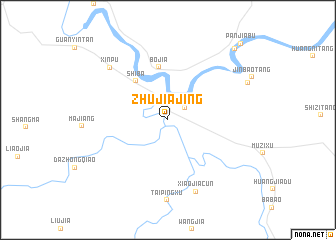 map of Zhujiajing