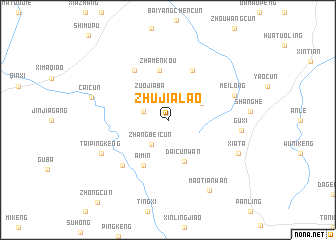 map of Zhujialao