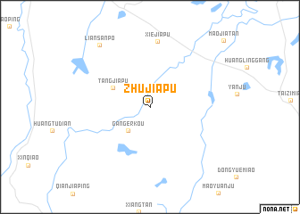 map of Zhujiapu