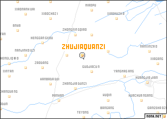 map of Zhujiaquanzi