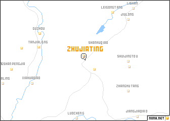 map of Zhujiating