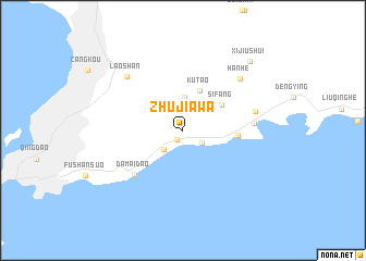 map of Zhujiawa