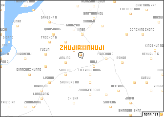 map of Zhujiaxinwuji