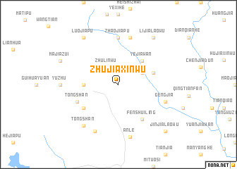 map of Zhujiaxinwu