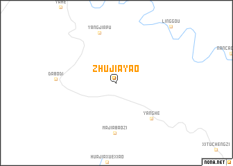 map of Zhujiayao