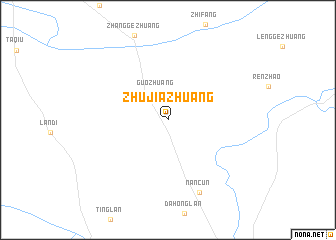 map of Zhujiazhuang