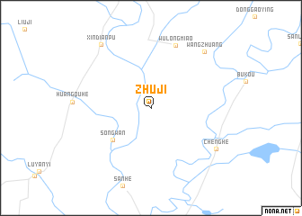 map of Zhuji